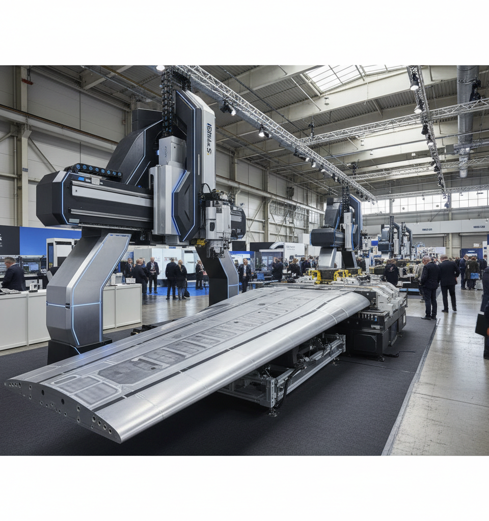 IMTS 2026: Innse-Berardi and Ingersoll Unveil IBPMax S for Aerospace Aluminum Machining — AI-generated illustration