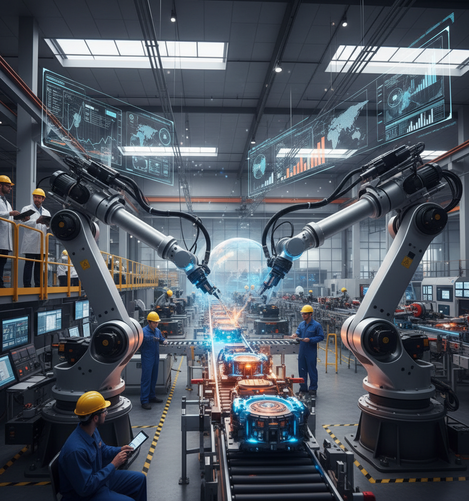 Industrial Automation Reshaping Process Industries Amidst Volatile Global Demand — AI-generated illustration