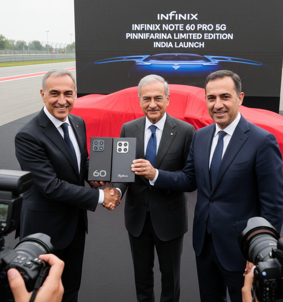 Infinix to Launch Note 60 Pro 5G Pininfarina Limited Edition in India — AI-generated illustration
