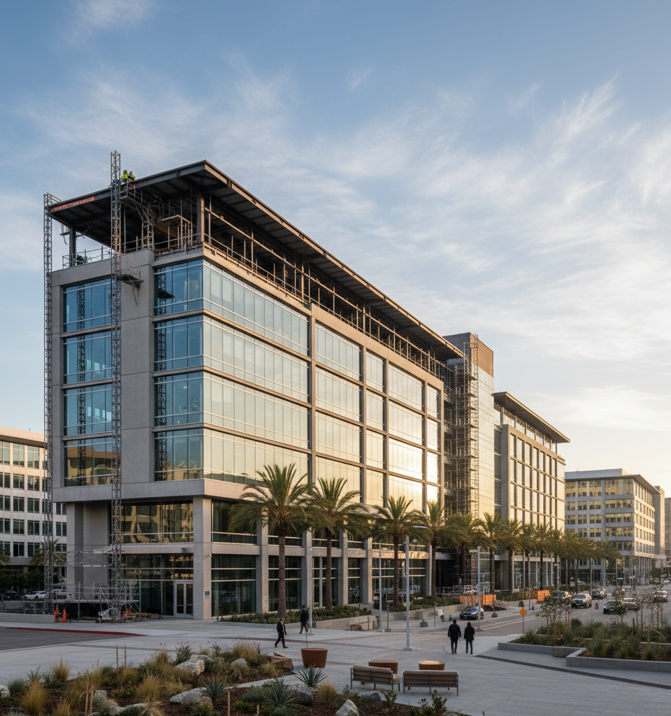 Innocean USA to More Than Double HQ Footprint with Major Lease in Hackman Capital's L.A. Campus — AI-generated illustration