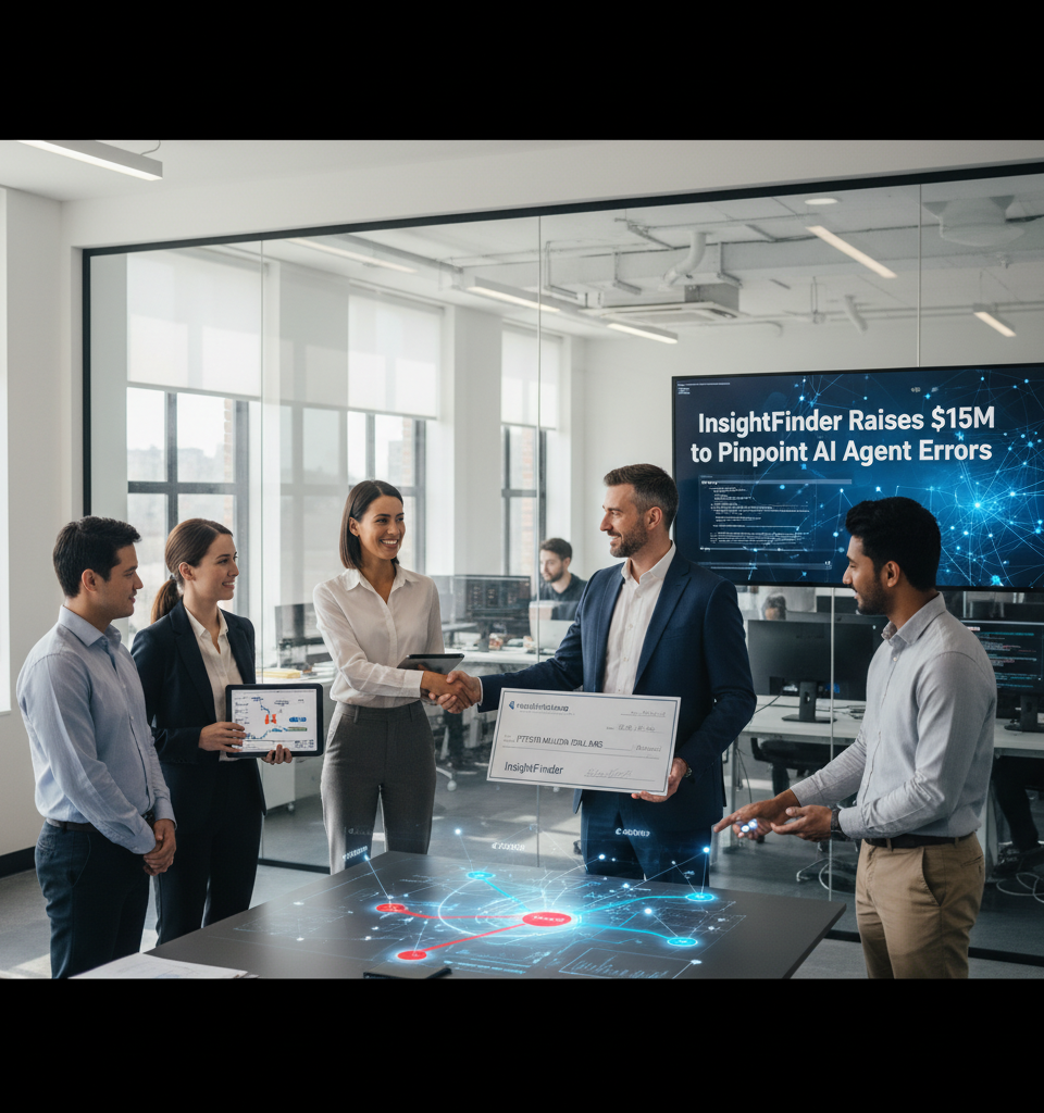 InsightFinder raises $15M to help companies figure out where AI agents go wrong — AI-generated illustration