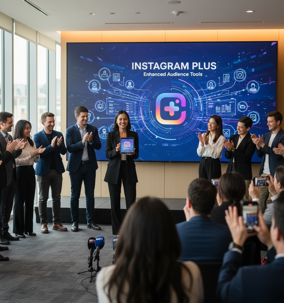 Instagram Plus Subscription Officially Launched, Offering Enhanced Audience Tools — AI-generated illustration