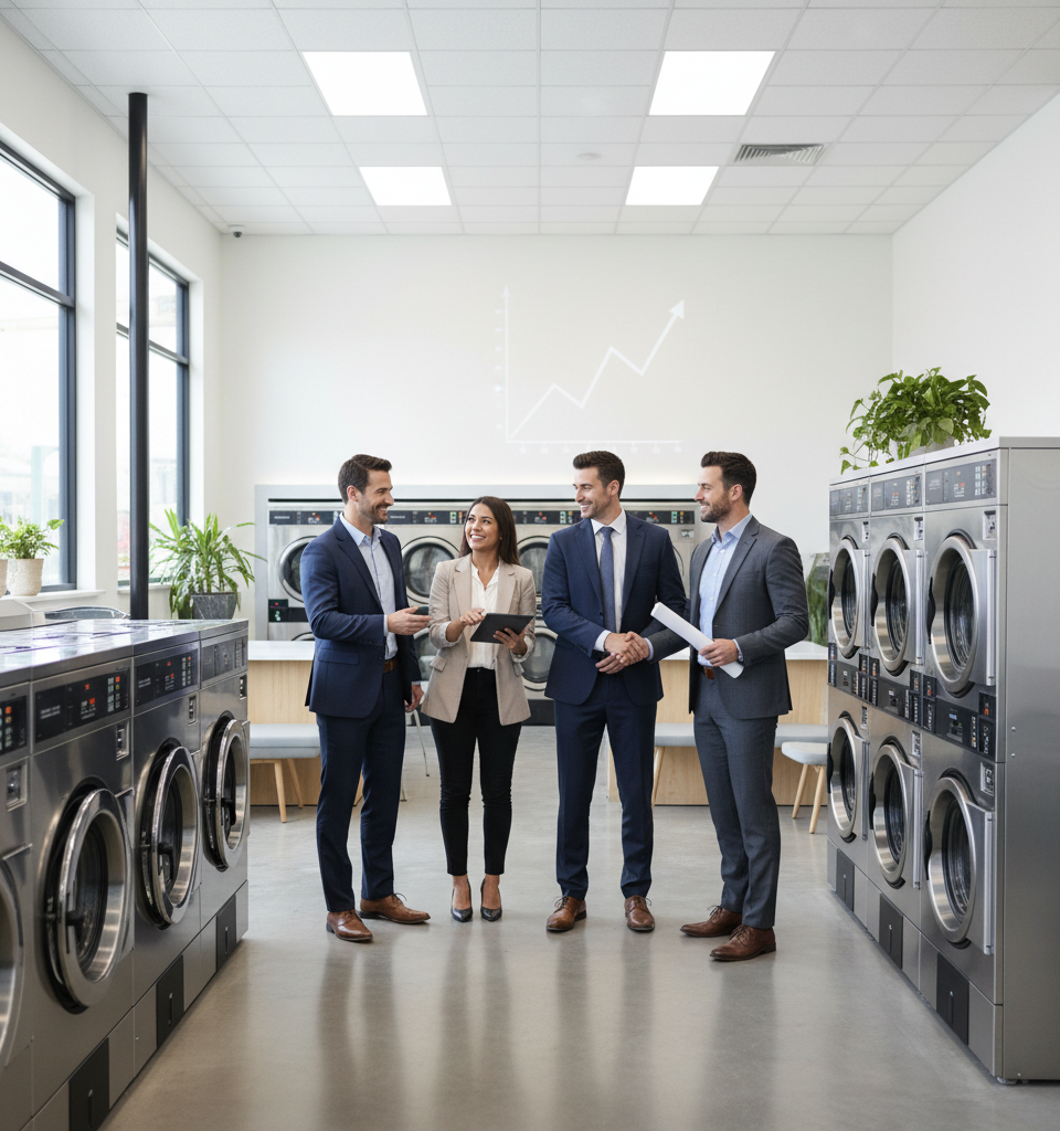 Institutional Capital Flocks to Laundromats: A Game-Changer for Retail Real Estate — AI-generated illustration
