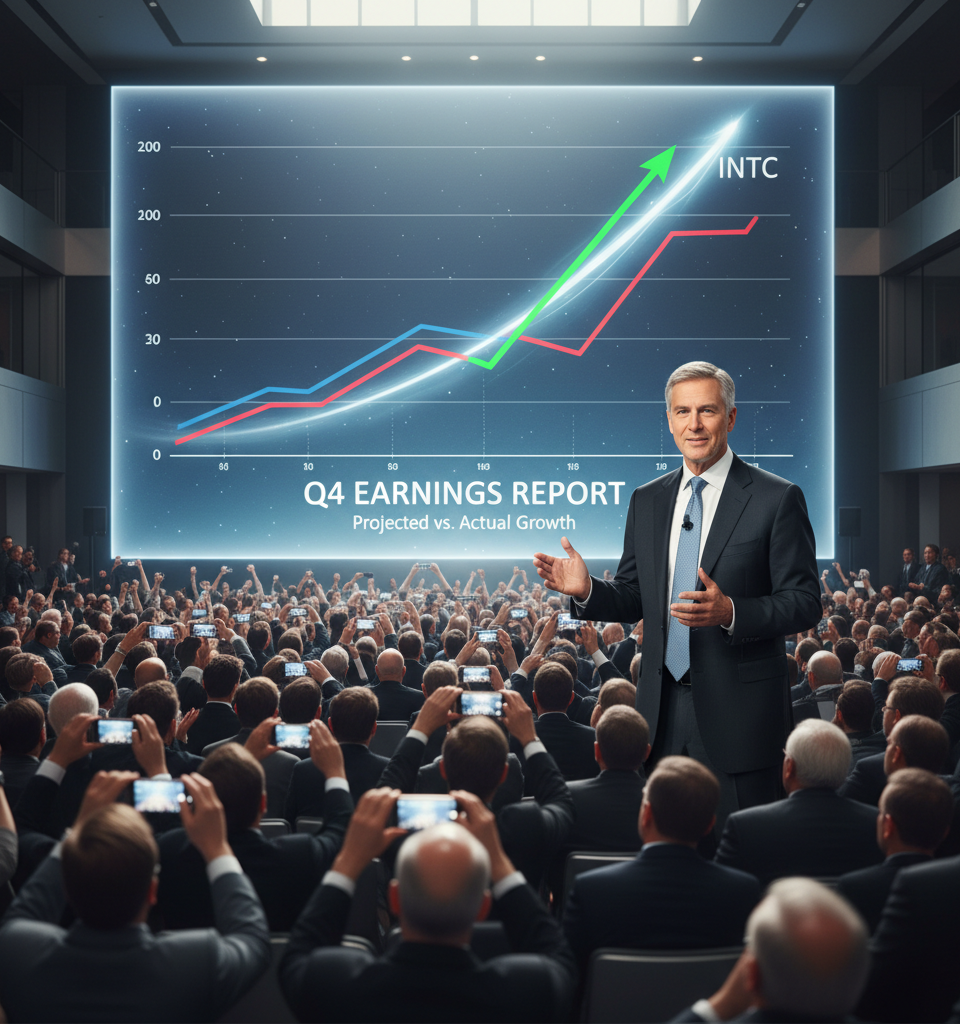 Intel's Meteoric Stock Surge: A Turnaround Narrative Outpacing Reality? — AI-generated illustration