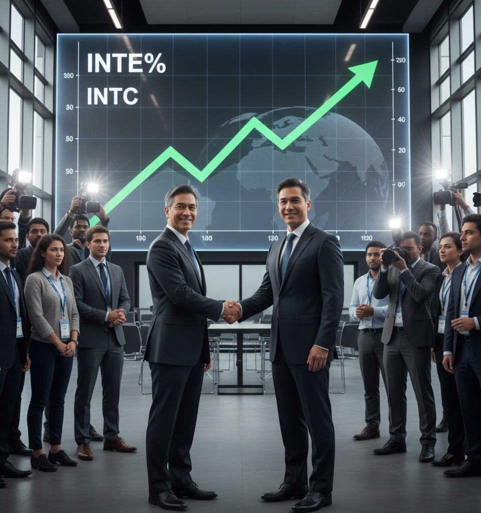 Intel's Tripled Stock Amidst CEO Lip-Bu Tan's External Focus Raises Internal Questions — AI-generated illustration