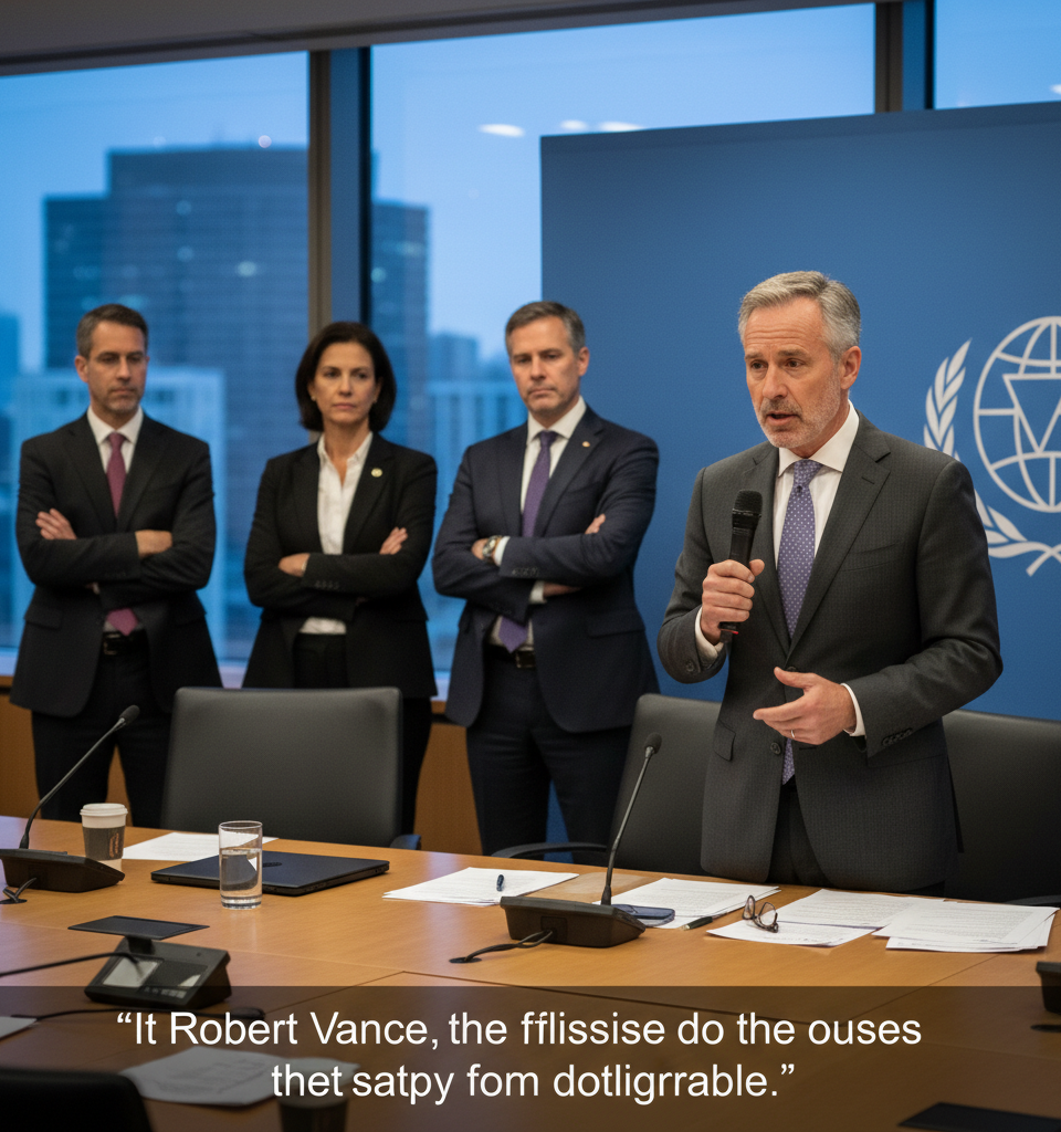 Iran chose 'not to accept our terms', Vance says after negotiations — AI-generated illustration