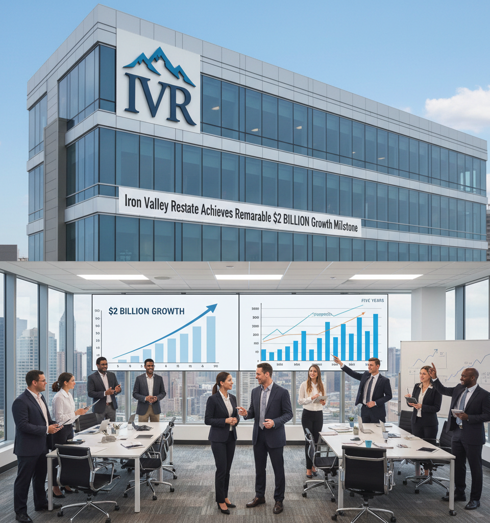 Iron Valley Real Estate Achieves Remarkable $2 Billion Growth Milestone in Five Years — AI-generated illustration