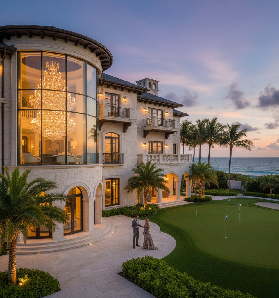 Islamorada Megamansion with Baccarat Ballroom & Private Green Hits Market for $25 Million — AI-generated illustration