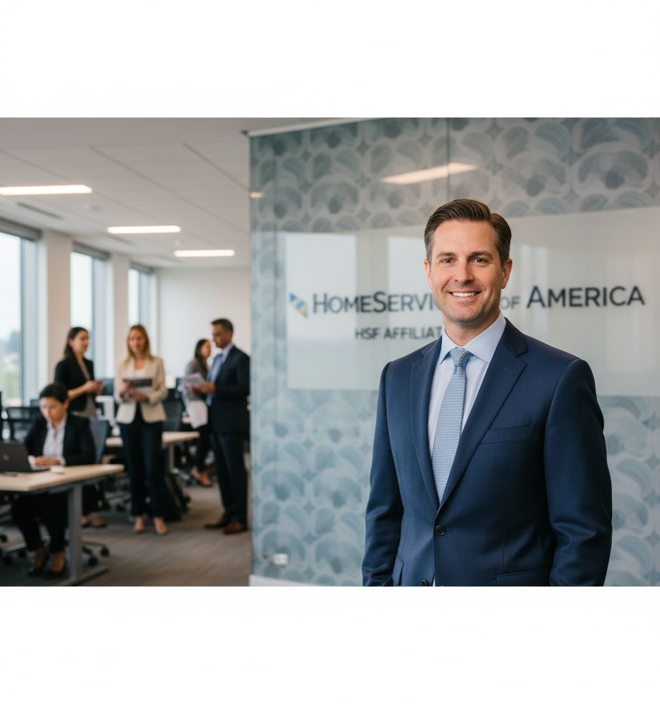 Jason Waugh Returns to HomeServices of America, Poised for HSF Affiliates CEO Role — AI-generated illustration