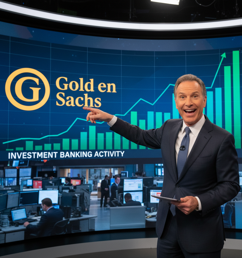 Jim Cramer Highlights Goldman Sachs Amid Exploding Investment Banking Activity — AI-generated illustration