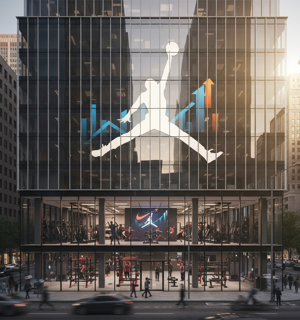 Jordan Brand Expands Beyond Footwear with New Strength Training Equipment Line — AI-generated illustration