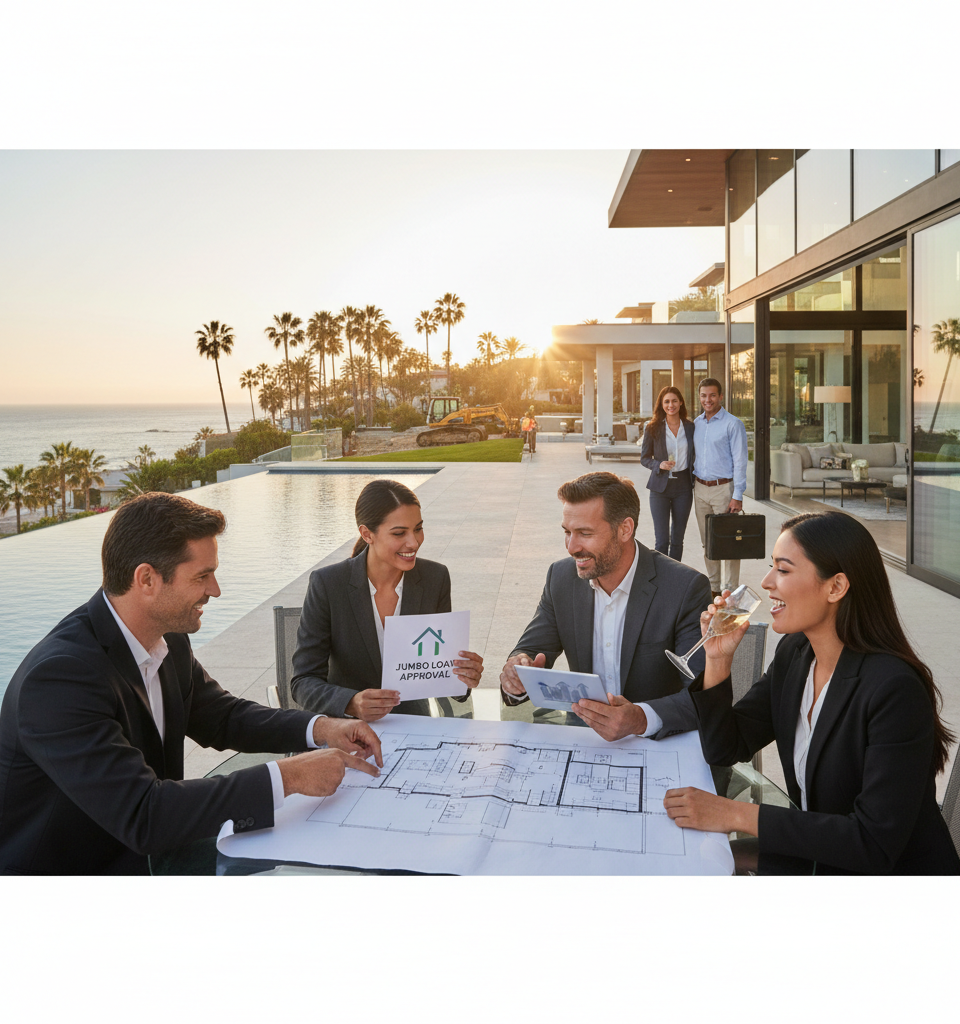 Jumbo Mortgage Market Heats Up as Luxury Home Sales Rebound — AI-generated illustration