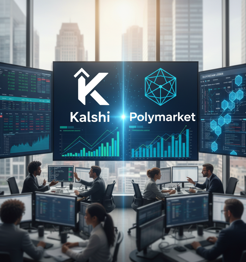 Kalshi, Polymarket Race to Curb Insider Trading Amidst Prediction Market Paradigm Shift — AI-generated illustration