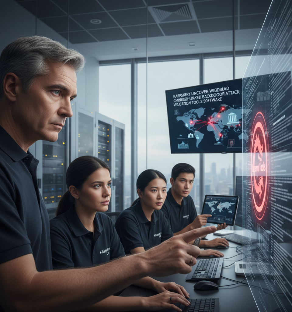 Kaspersky Uncovers Widespread Chinese-Linked Backdoor Attack via Daemon Tools Software — AI-generated illustration