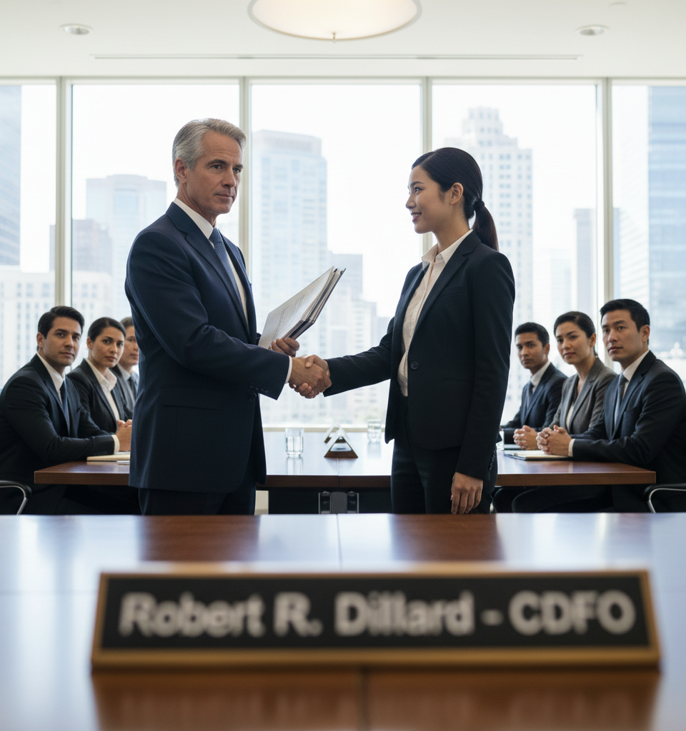KB Home CFO Robert Dillard to Step Down, Prompting Leadership Transition — AI-generated illustration