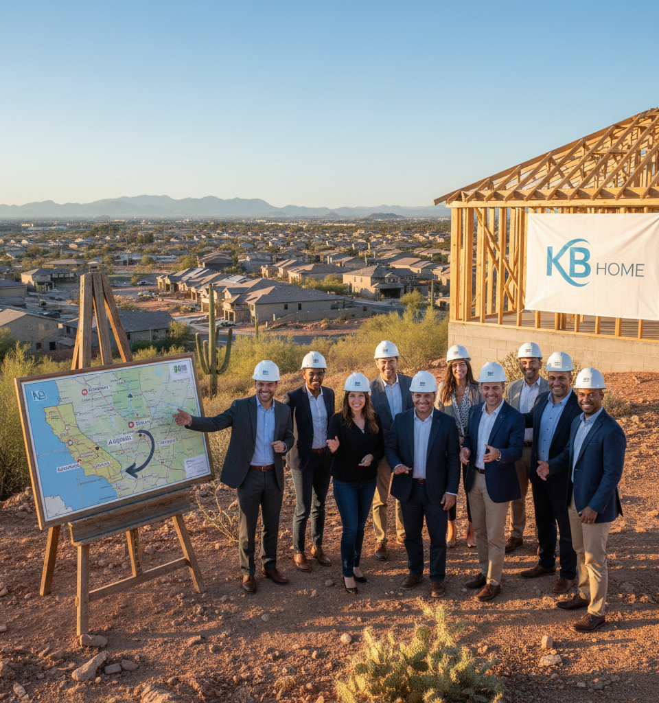 KB Home Relocates Corporate HQ to Phoenix, Citing Efficiency, Strategic Growth — AI-generated illustration