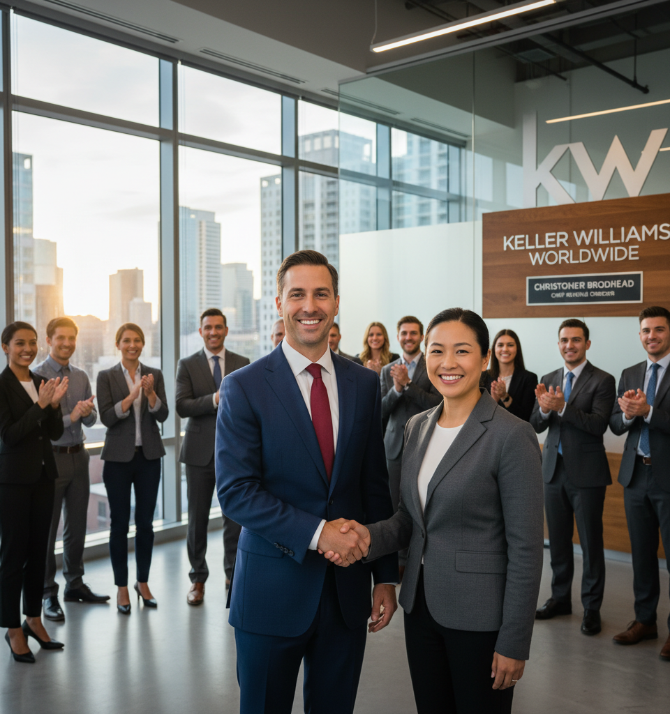 Keller Williams Appoints Christopher Brodhead as Inaugural Chief Revenue Officer — AI-generated illustration