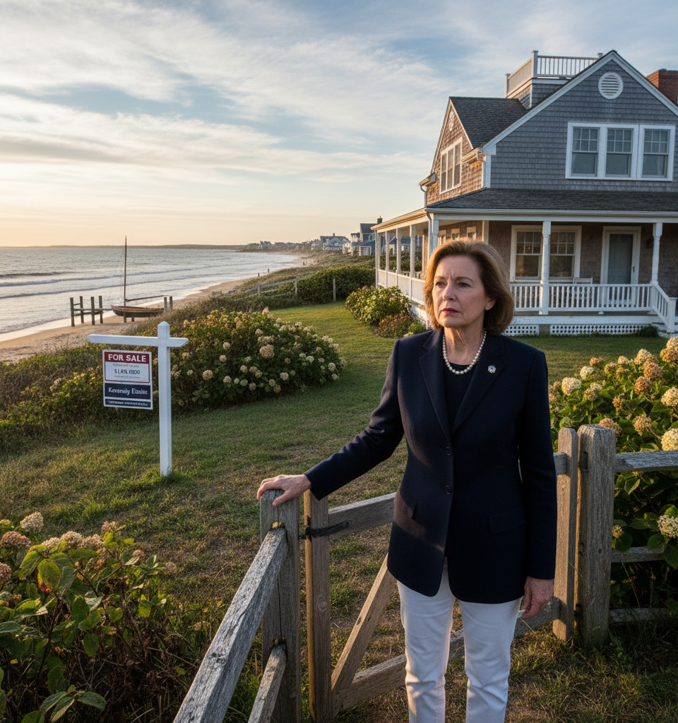Kennedy Heiress Lists Hyannis Port Home for $1.6M Amid Fading Cape Cod Legacy Dream — AI-generated illustration