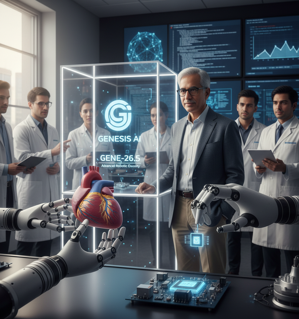 Khosla-Backed Genesis AI Unveils GENE-26.5 and Advanced Robotic Dexterity — AI-generated illustration