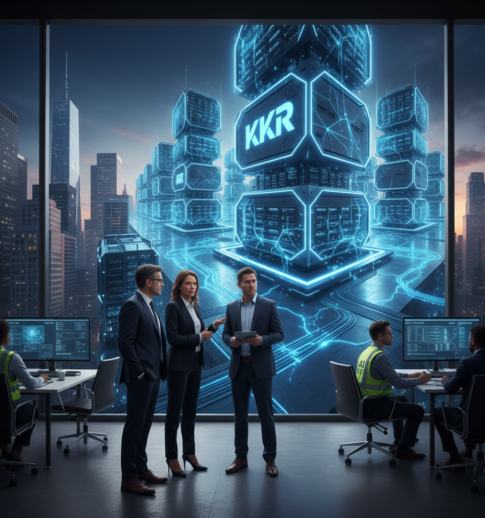 KKR Unveils $10 Billion AI Infrastructure Initiative, Poised to Reshape Data Center Landscape — AI-generated illustration