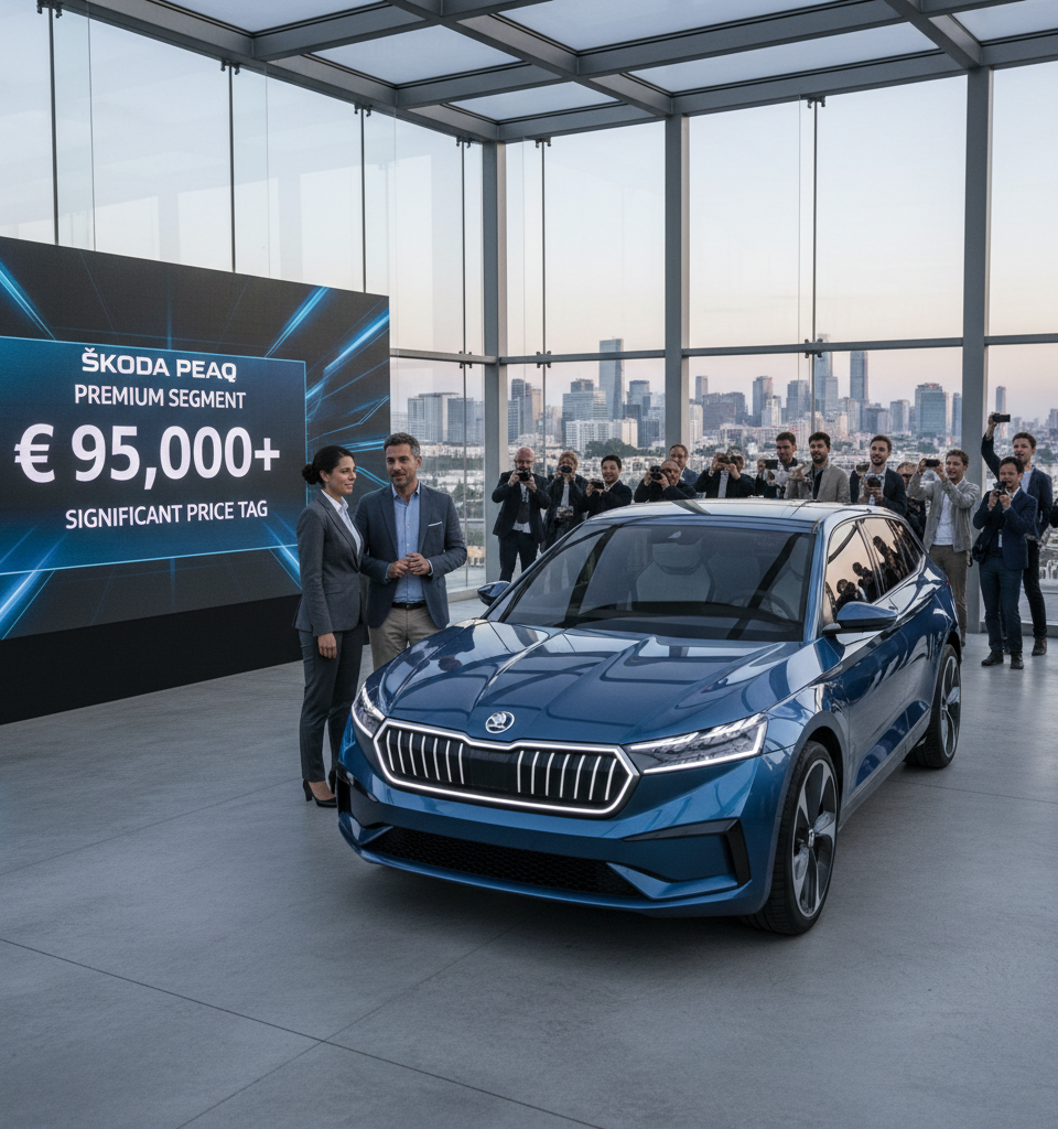 Škoda Peaq Electric SUV Set to Redefine Brand's Premium Segment with Significant Price Tag — AI-generated illustration