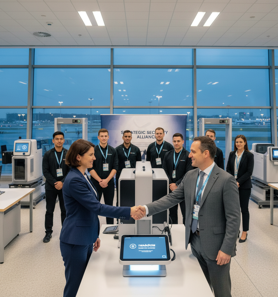 Leidos Forges Strategic Security Screening Alliance with Analogic, Bolstering National Security Infrastructure — AI-generated illustration