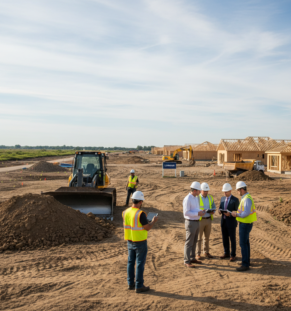 Lennar land bank exposure under the microscope — AI-generated illustration