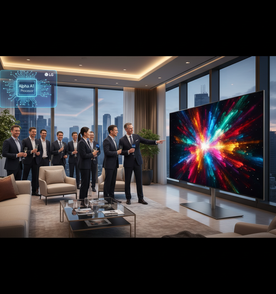LG Launches Premium Micro RGB evo: A New Era of Television Begins at $5,000 — AI-generated illustration