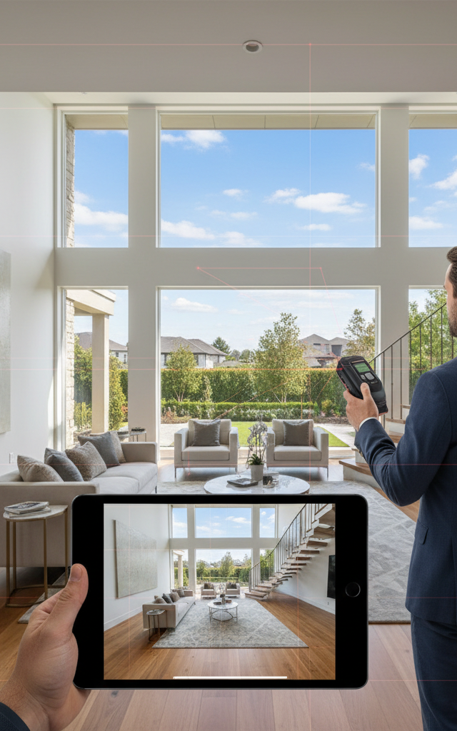LiDAR and 3D Tours: Tech Solutions for Agent Listing Accuracy Challenges — AI-generated illustration