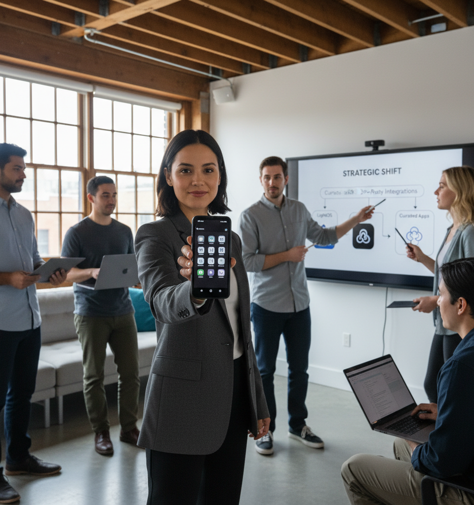 Light Phone III to Embrace Curated Third-Party Apps, Signaling Strategic Shift — AI-generated illustration