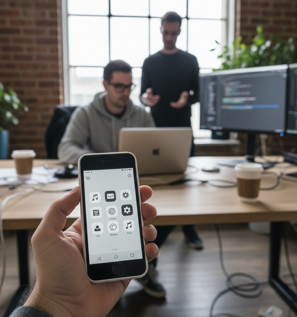 Light Phone Unveils Developer Program, Expanding 'Dumb Phone' Capabilities with Third-Party Tools — AI-generated illustration