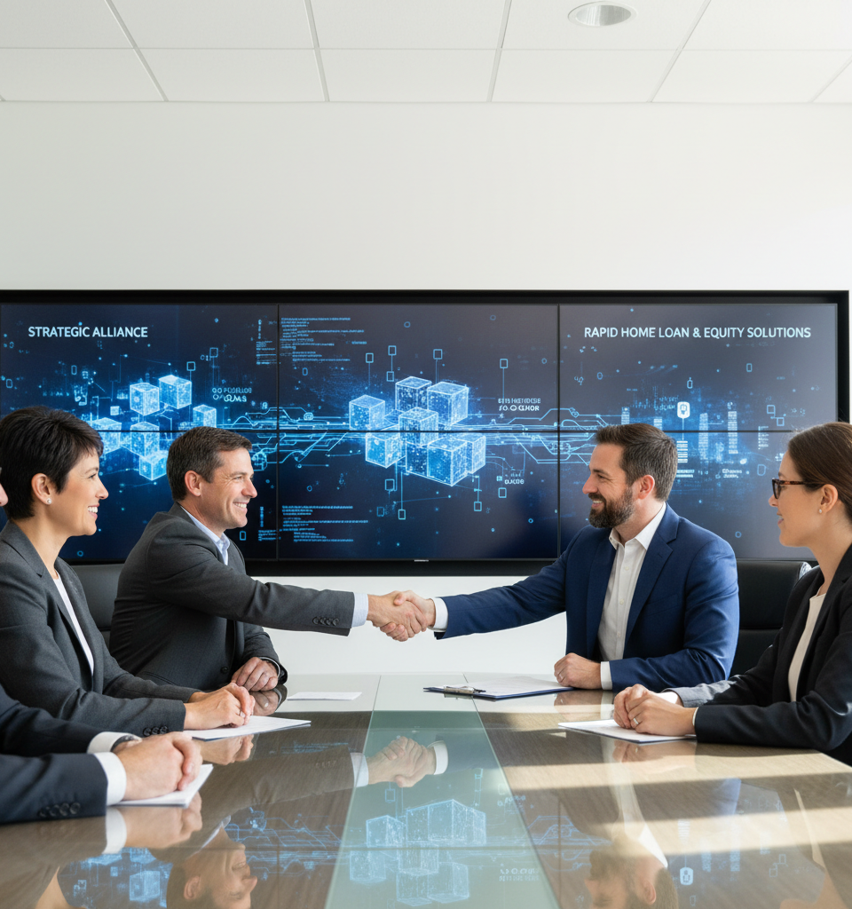 loanDepot & Figure Forge Strategic Alliance for Rapid Home Loan & Equity Solutions — AI-generated illustration