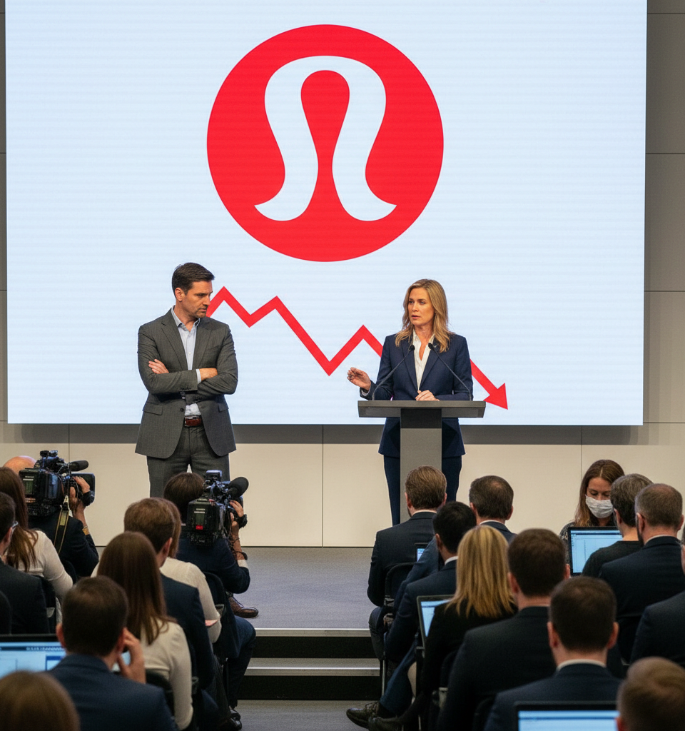 Lululemon Faces Leadership Crisis: Heidi O'Neill's CEO Appointment Sparks Investor Concern — AI-generated illustration