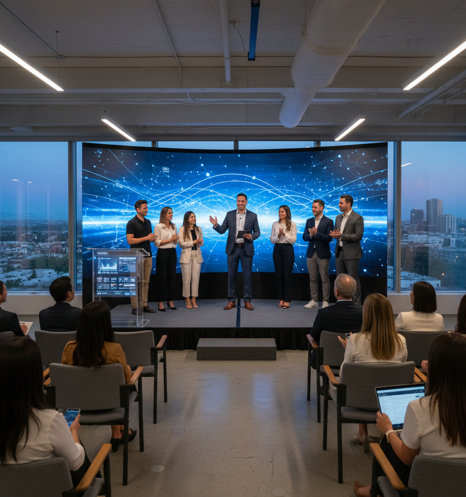 Luxury Presence Unveils AI-Powered Unified Platform, Revolutionizing Agent Marketing — AI-generated illustration