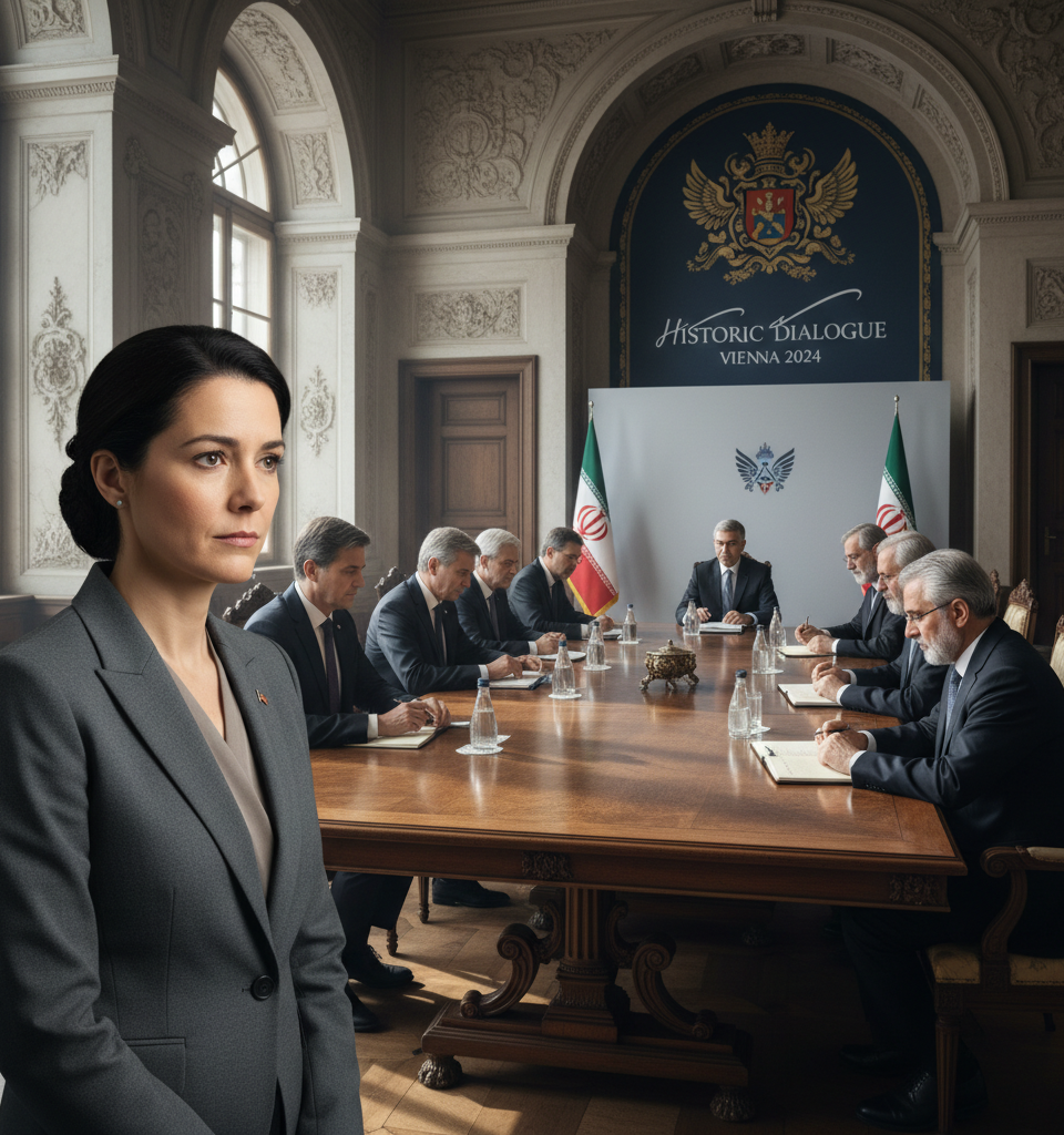 Lyse Doucet: Historic US-Iran talks must bridge deep distrust — AI-generated illustration