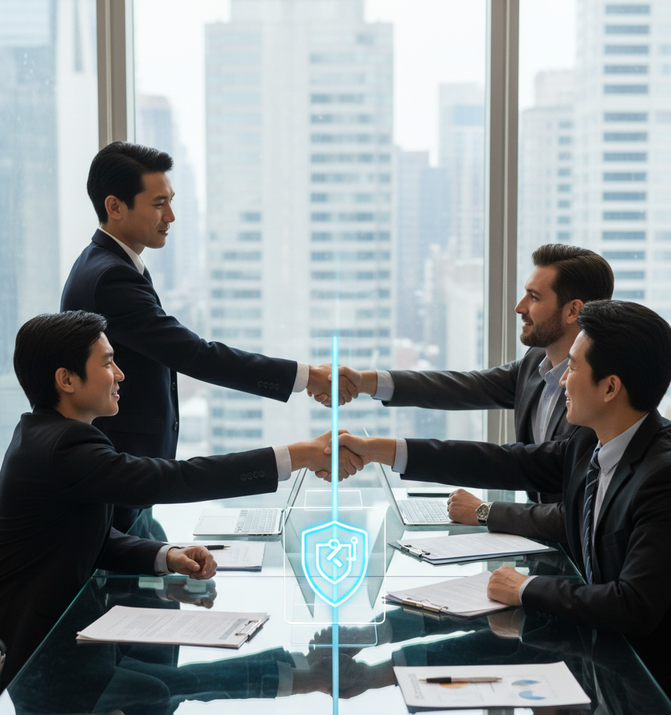 M&A Success Hinges on Guardrails: A Deep Dive into Transactional Outcomes — AI-generated illustration
