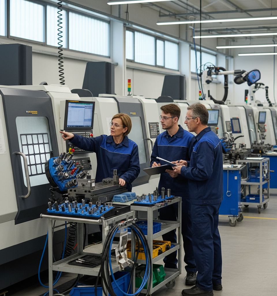 Machine Shops Boost Throughput and Uptime: Strategies to Turn Operational Gaps into Efficiency Gains — AI-generated illustration