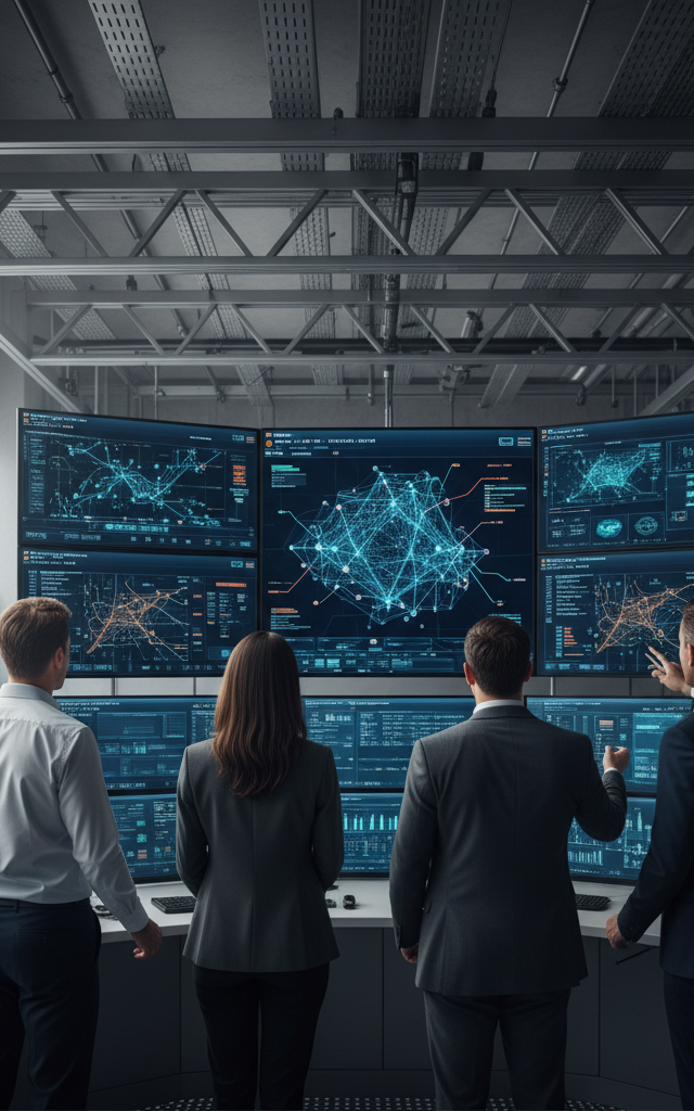 Manufacturing Operations Leaders Integrate Data and Teams for Enhanced Decision-Making — AI-generated illustration