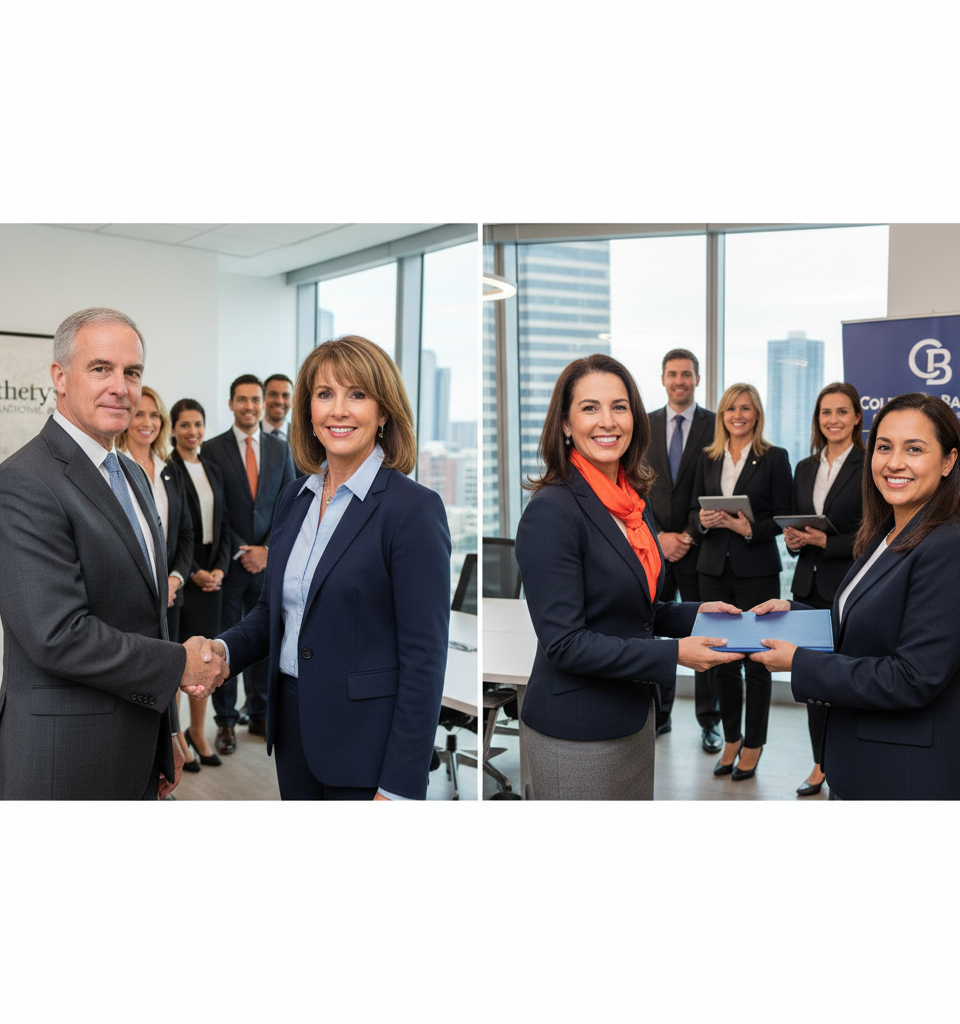 Mary Lee Blaylock Departs Sotheby's for Leadership Role at Coldwell Banker's Franchise Arm — AI-generated illustration