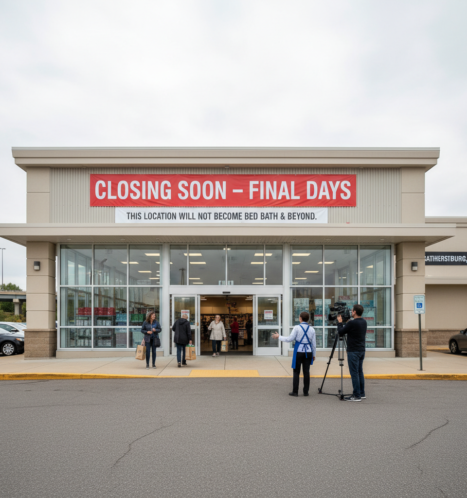 Maryland Container Store Location to Close, Not Convert to Bed Bath & Beyond — AI-generated illustration