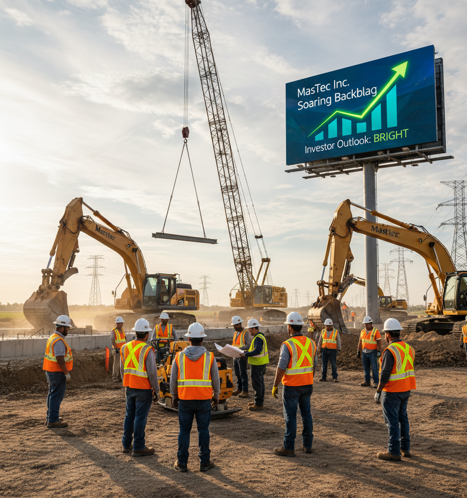 MasTec Inc.'s Soaring Backlog Signals Robust Growth and Brightens Investor Outlook — AI-generated illustration