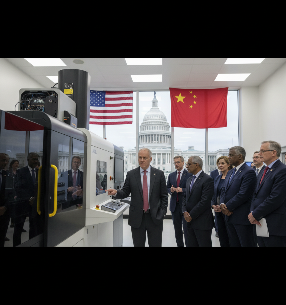 MATCH Act: US Intensifies Chip War Pressure on ASML, Global Semiconductor Supply — AI-generated illustration