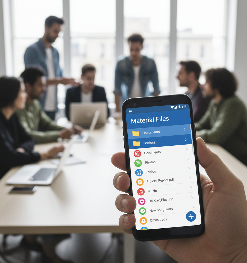 Material Files Redefines Android File Management: A Free, Robust Alternative Emerges — AI-generated illustration