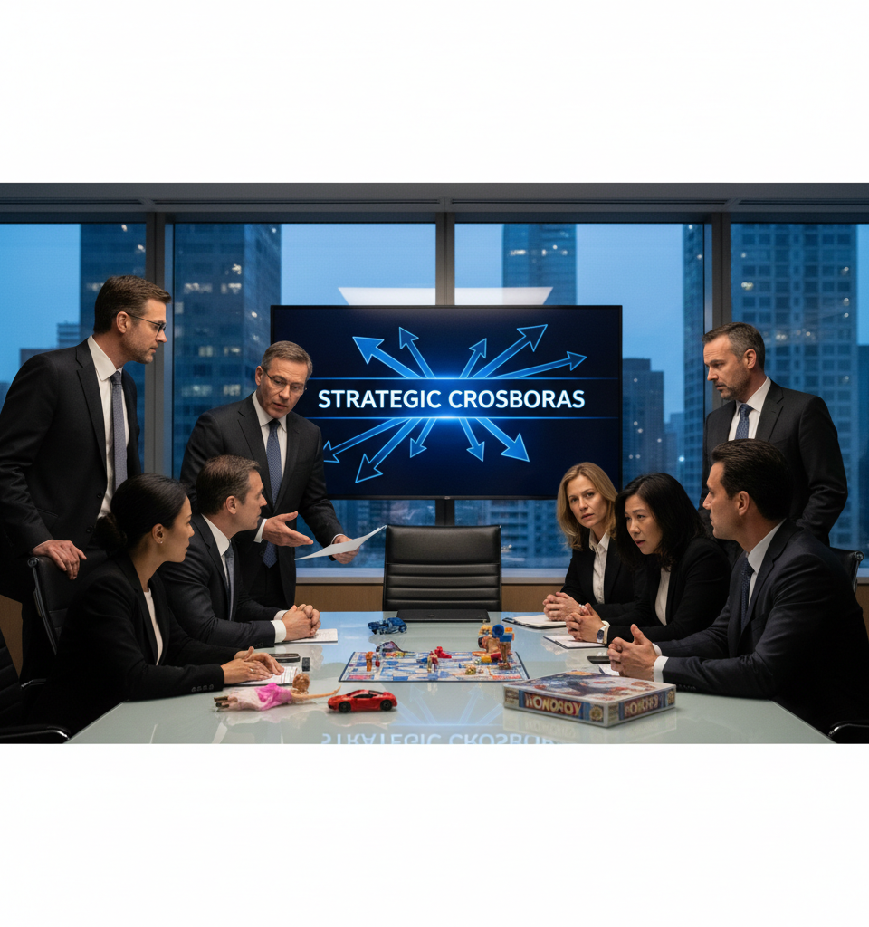 Mattel Urged by Investor Barington to Explore Sale Amidst Strategic Crossroads — AI-generated illustration