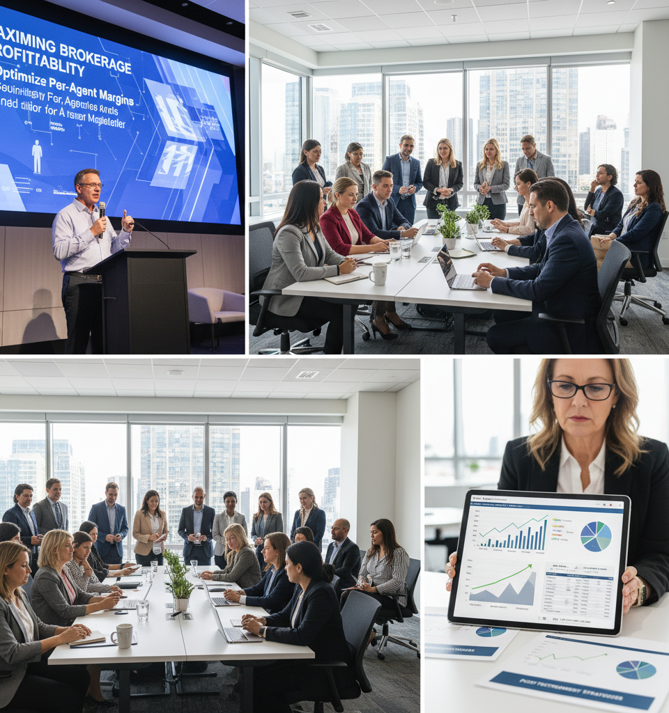 Maximizing Brokerage Profitability: Strategies for Optimizing Per-Agent Margins Post-Recruitment — AI-generated illustration