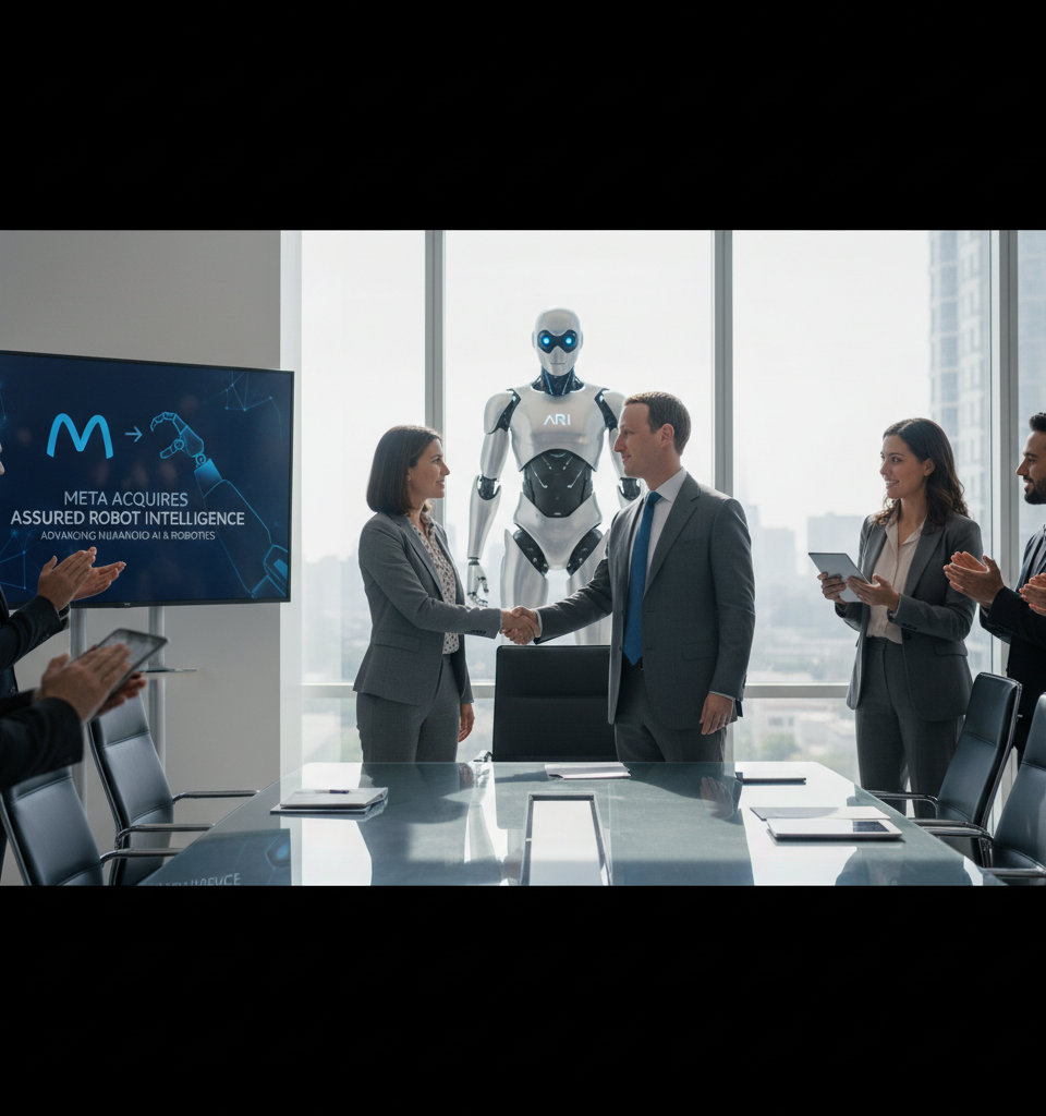 Meta Acquires Assured Robot Intelligence to Advance Humanoid AI and Robotics — AI-generated illustration