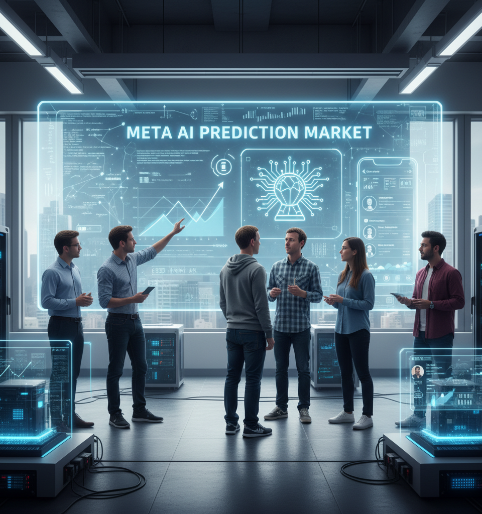 Meta Reportedly Developing AI-Powered Prediction Market App — AI-generated illustration