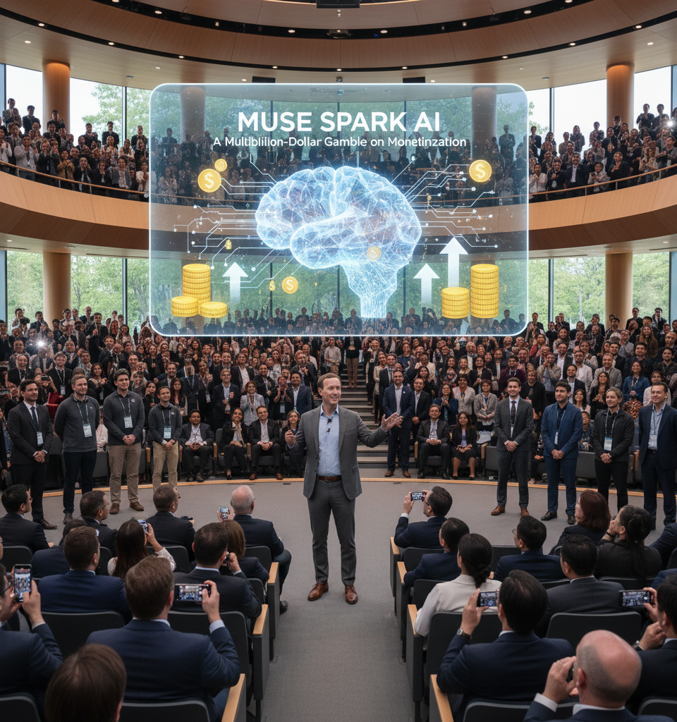 Meta Unveils 'Muse Spark' AI: A Multibillion-Dollar Gamble on Monetization — AI-generated illustration