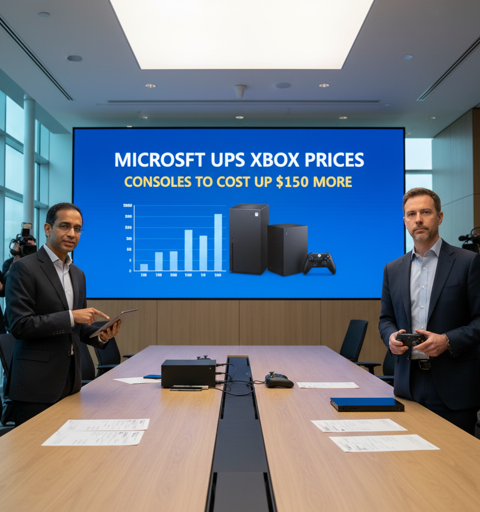 Microsoft Ups Xbox Prices: Consoles to Cost Up to $150 More — AI-generated illustration
