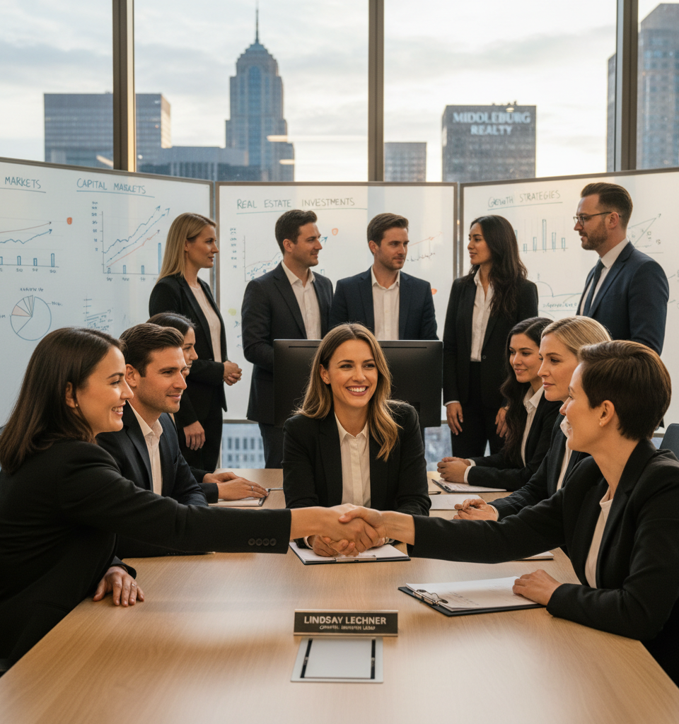 Middleburg Appoints Lindsay Lechner to Spearhead Capital Markets Growth — AI-generated illustration